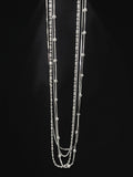 Layered Sterling Bead Necklace Set